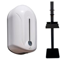 Hydroalcoholic gel supports and dispensers Hydroalcoholic gel supports and dispensers